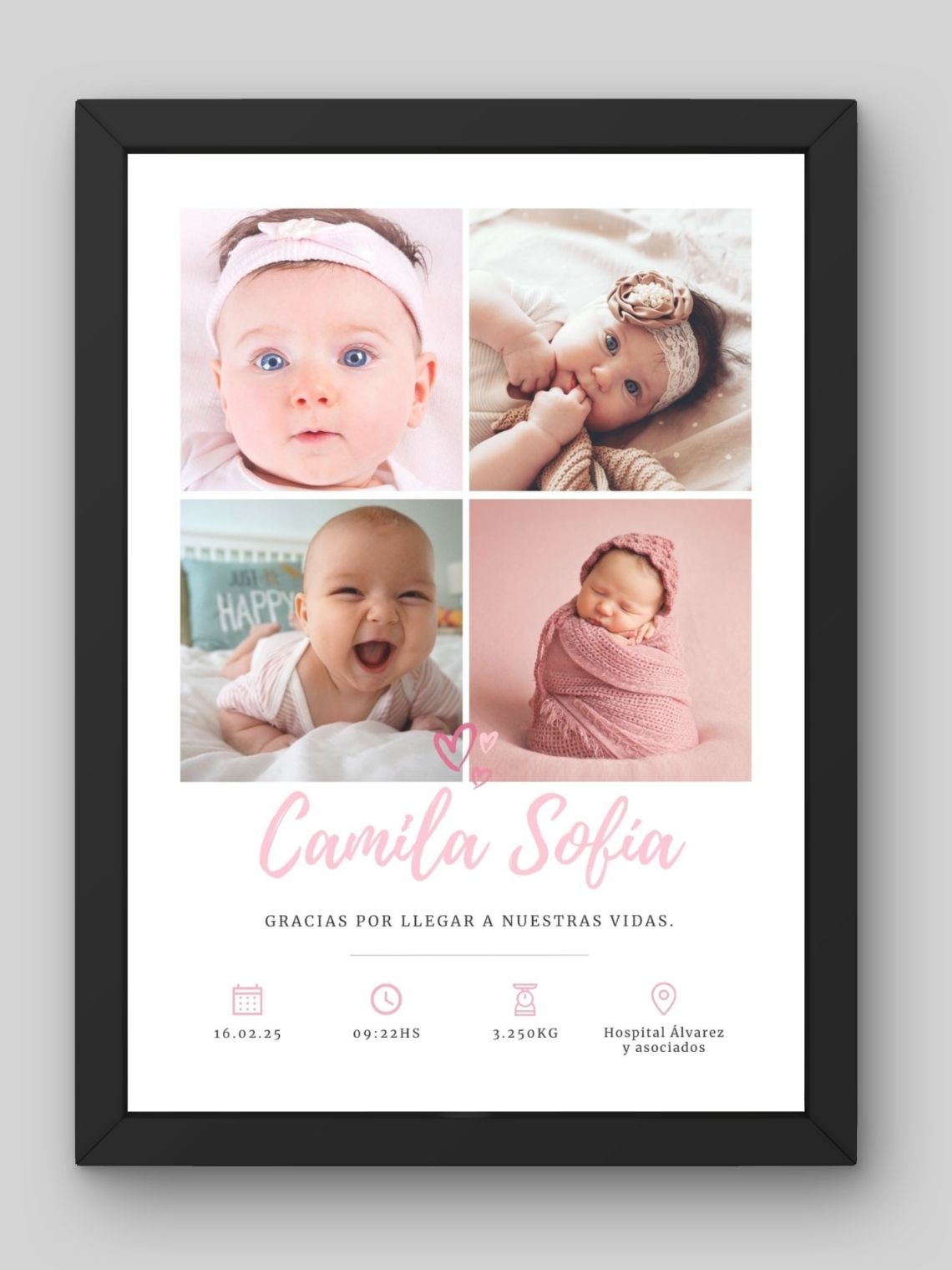 Cuadro de Bebé Niña  8