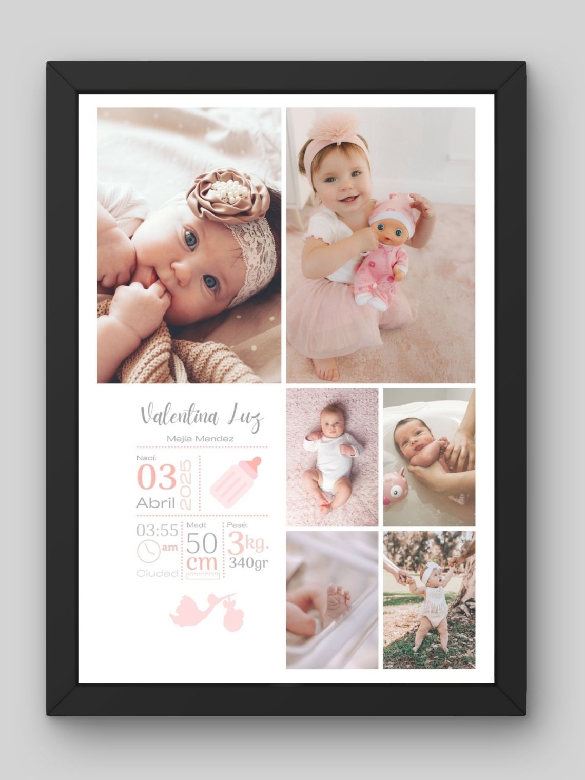 Cuadro de Bebé Niña  5