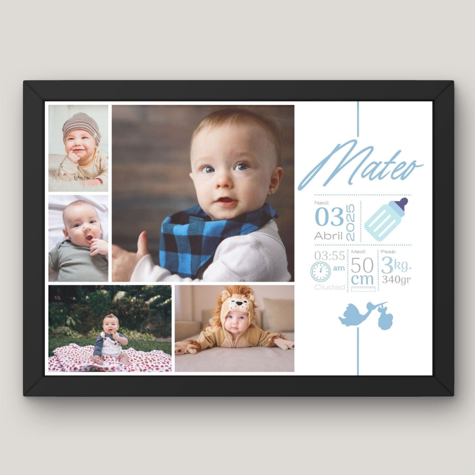 Cuadro de Bebé Niño  1