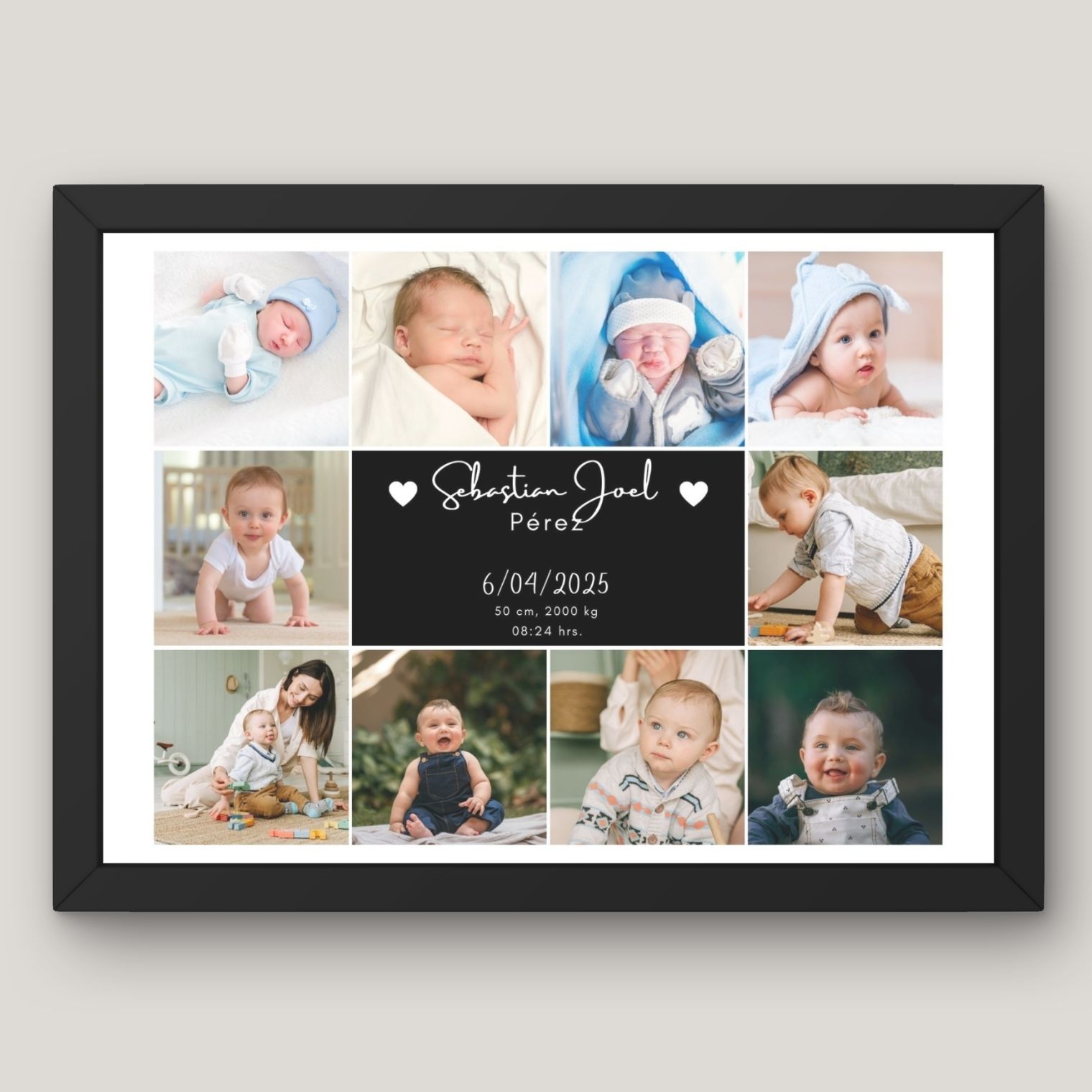 Cuadro de Bebé Niño  3