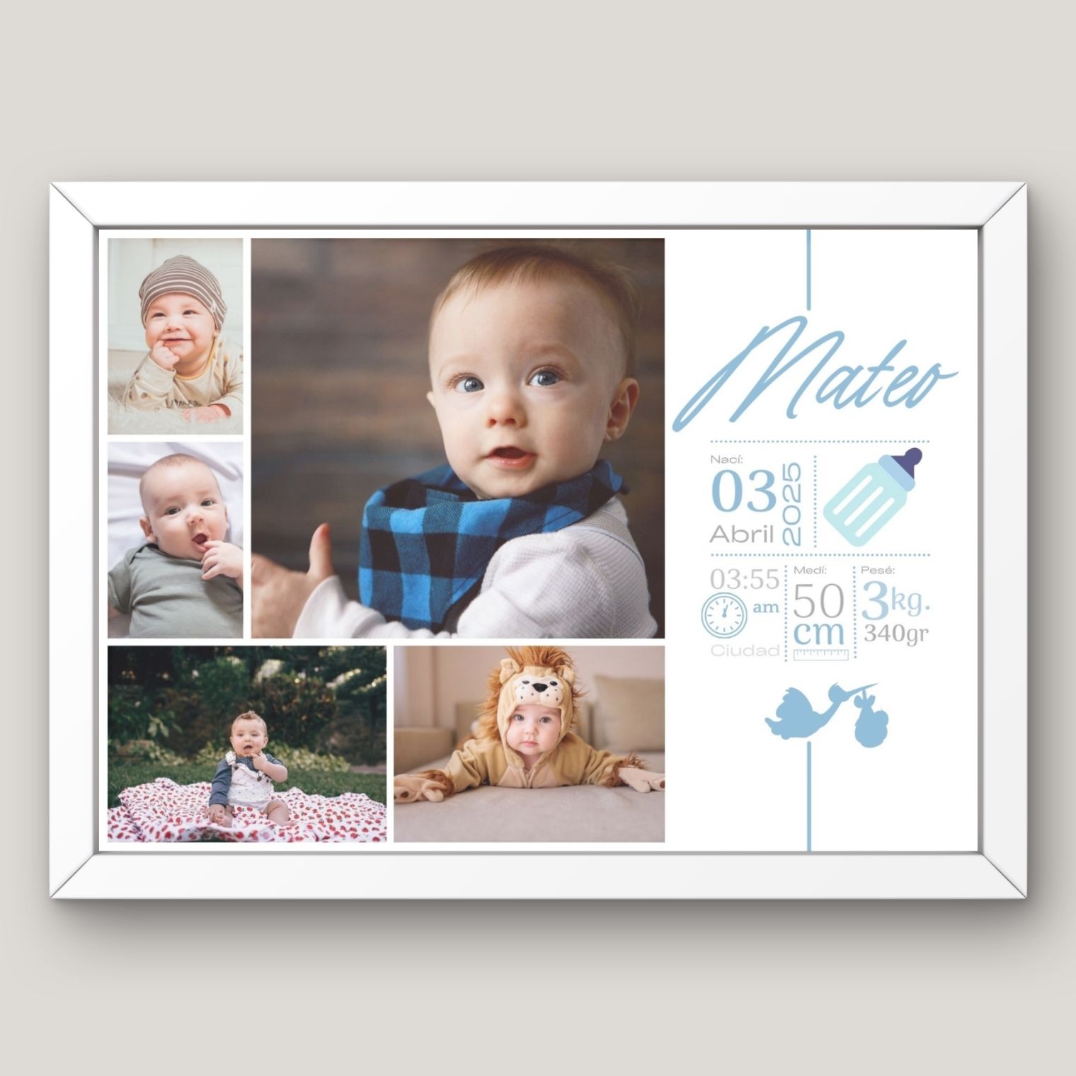 Cuadro de Bebé Niño  9