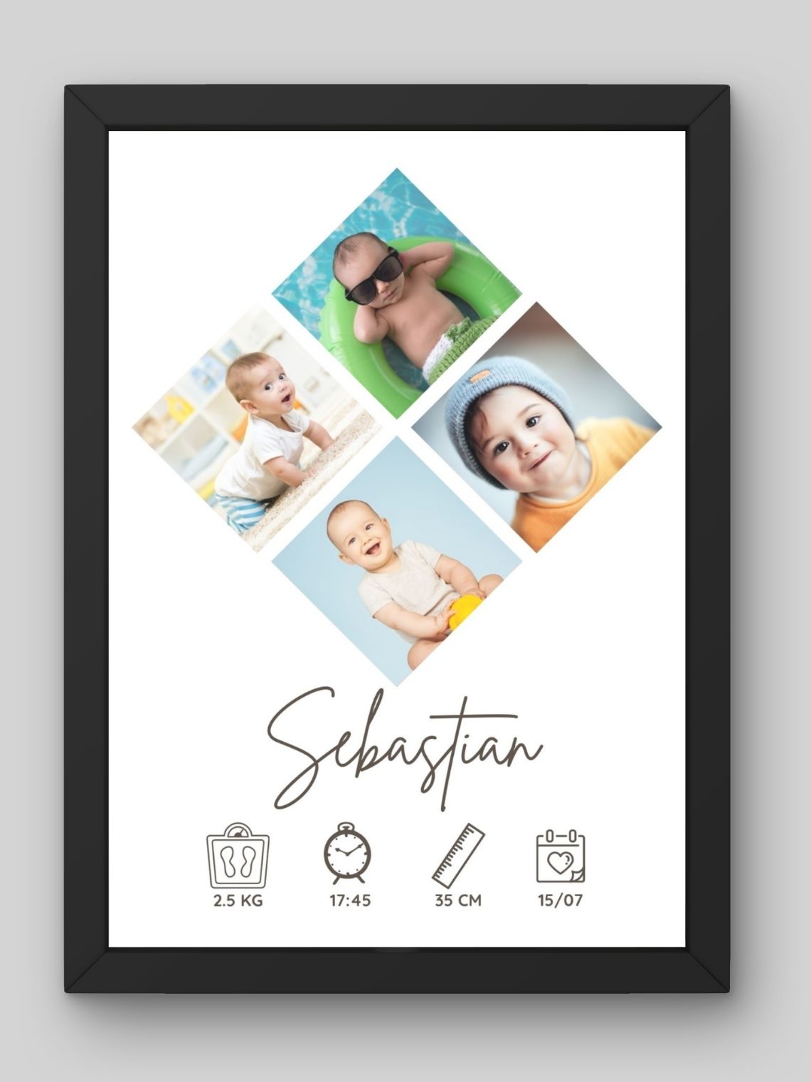 Cuadro de Bebé Niño  8