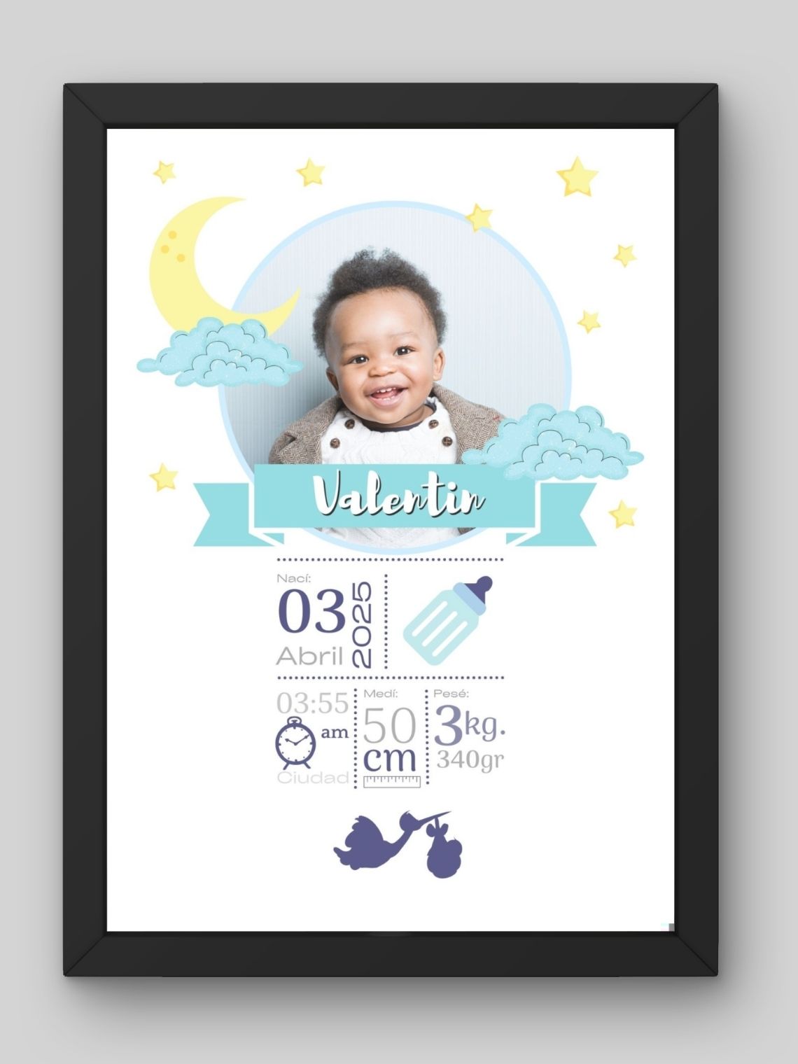 Cuadro de Bebé Niño  5