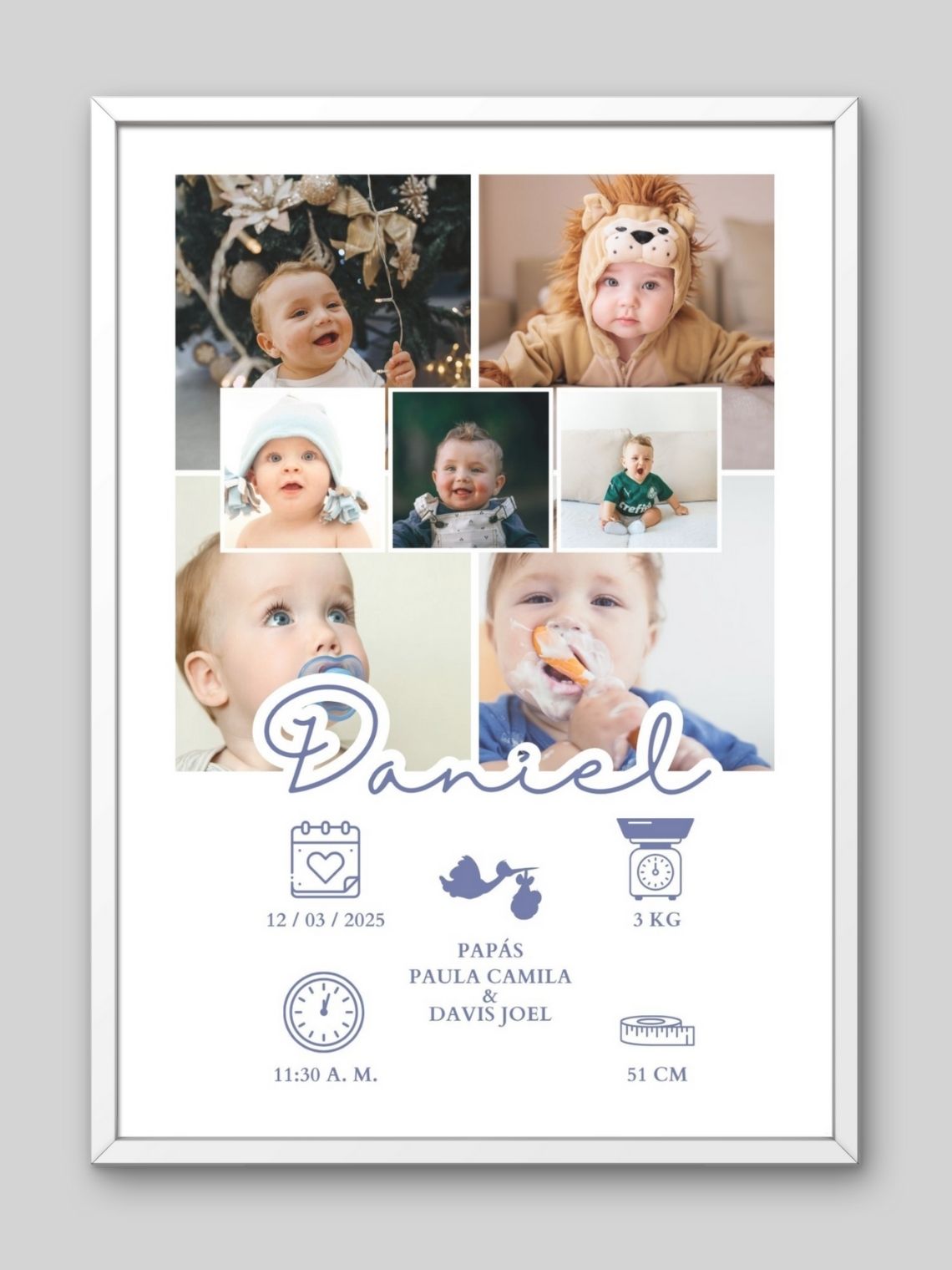 Cuadro de Bebé Niño  14