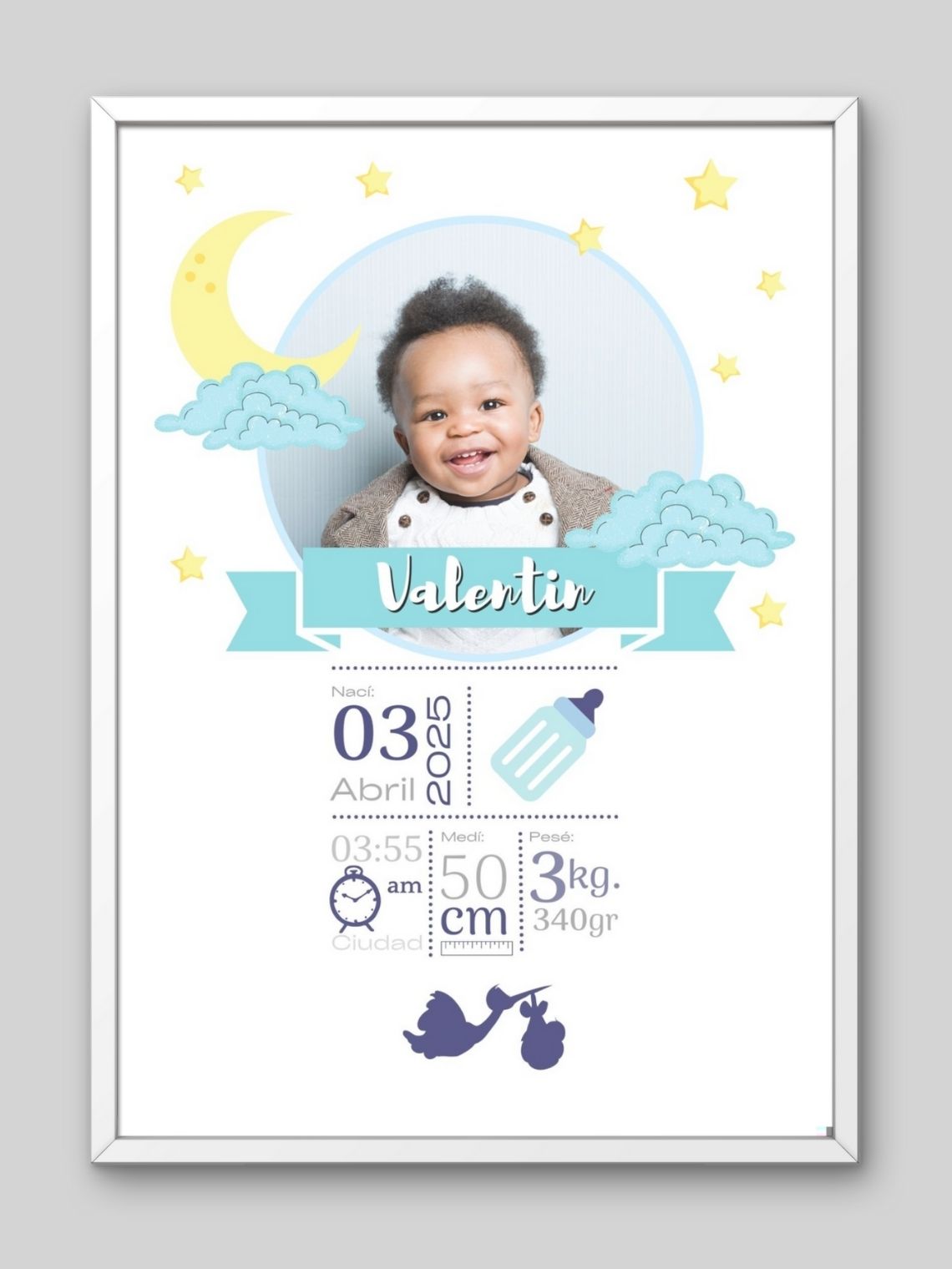 Cuadro de Bebé Niño  13