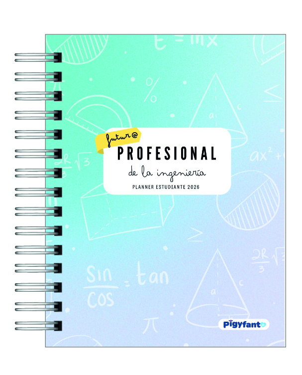 Planner Universitario Unisex Carreras Ingeniería  2026 22
