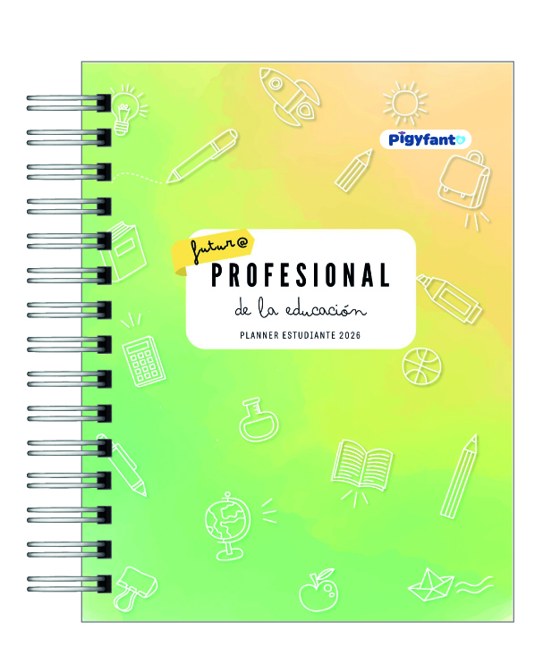Planner Universitario Unisex Carreras de la Educación 2026 20