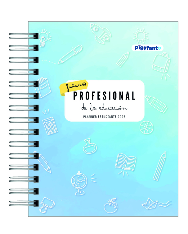 Planner Universitario Unisex Carreras de la Educación 2026 19