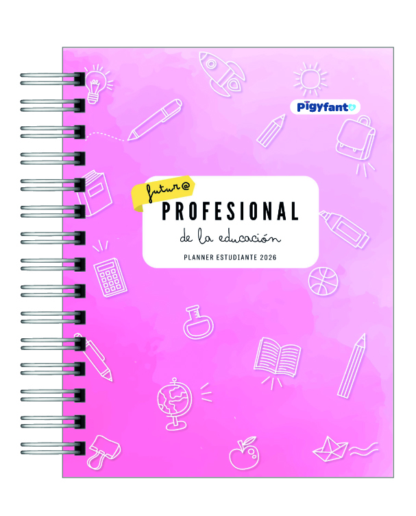 Planner Universitario Unisex Carreras de la Educación 2026 21