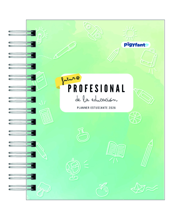 Planner Universitario Unisex Carreras de la Educación 2026 22