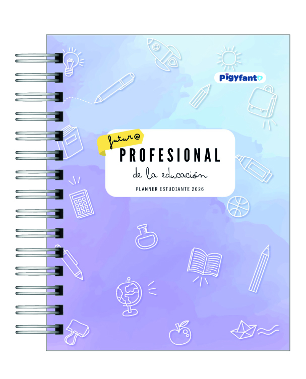 Planner Universitario Unisex Carreras de la Educación 2026 23
