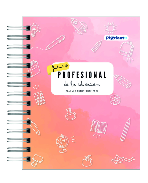 Planner Universitario Unisex Carreras de la Educación 2026 1