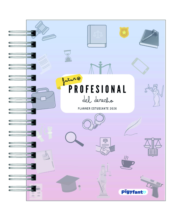 Planner Universitario Unisex Carrera de Derecho  2026 20