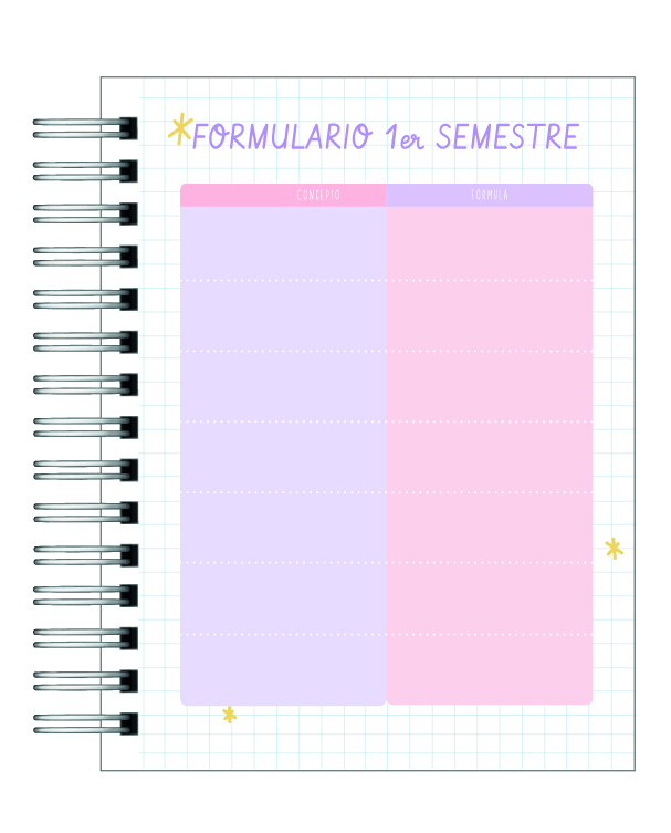 Planner Universitario Unisex Carrera de Derecho  2026 13
