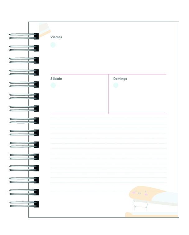 Planner Universitario Unisex Carrera de Derecho  2026 17
