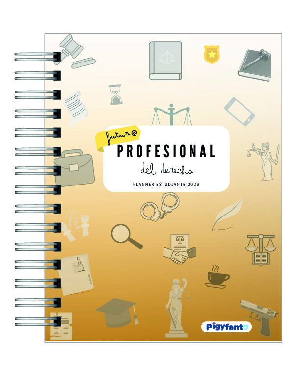 Planner Universitario Unisex Carrera de Derecho  2026 22