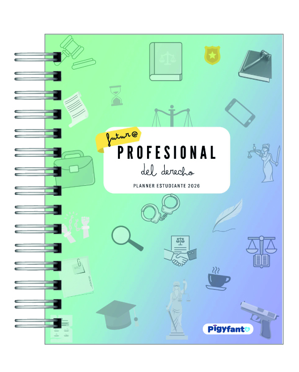Planner Universitario Unisex Carrera de Derecho  2026 19