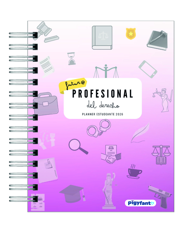 Planner Universitario Unisex Carrera de Derecho  2026 23