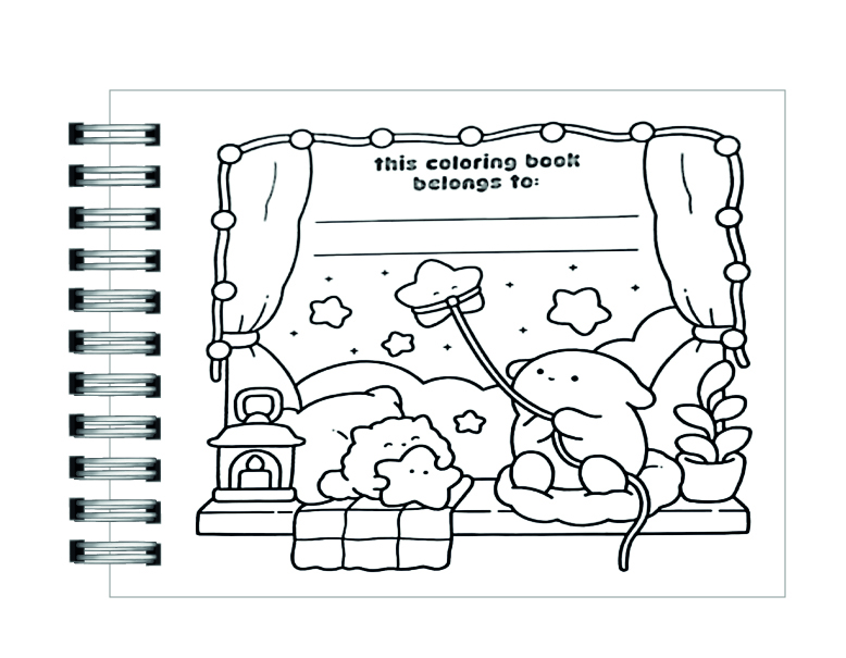 Libro para colorea Sweet Days Cute & Cozy  2