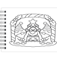 Libro para colorear Gnome Winterland: Cute & Cozy Christmas - Miniatura 3