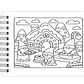 Libro para colorear Gnome Winterland: Cute & Cozy Christmas - Miniatura 4