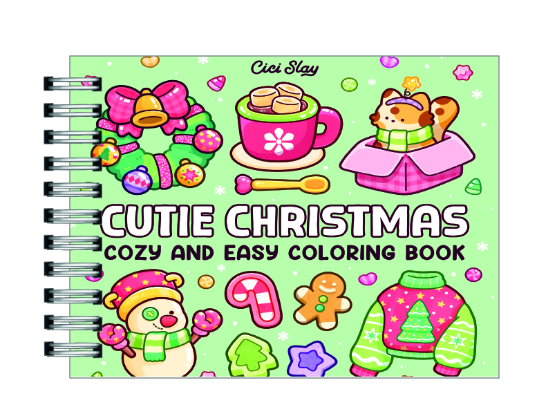 Libro para colorear Cutie Christmas: Cozy and Easy 1