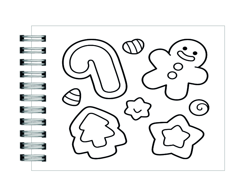 Libro para colorear Cutie Christmas: Cozy and Easy 5