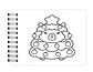 Libro para colorear Cutie Christmas: Cozy and Easy - Miniatura 6