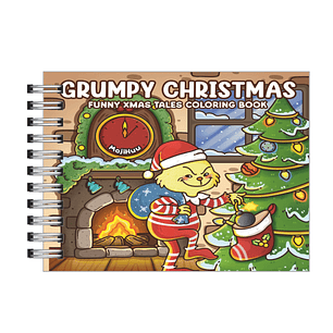 Libro para colorear Grumpy Christmas: Anti-Cozy Christmas