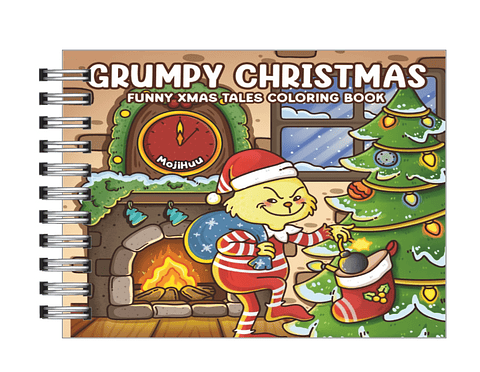 Libro para colorear Grumpy Christmas: Anti-Cozy Christmas