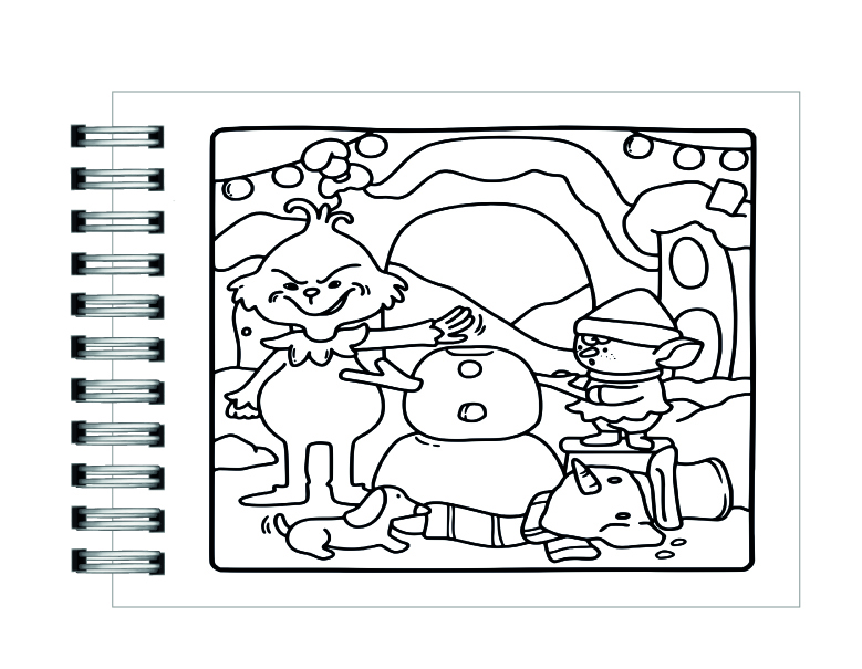 Libro para colorear Grumpy Christmas: Anti-Cozy Christmas 5