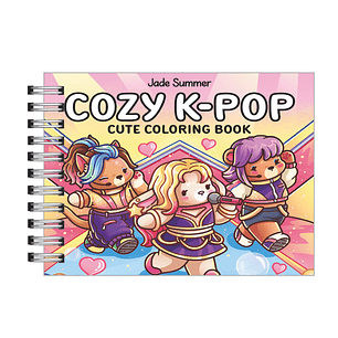 Libro para colorear Cozy K-Pop