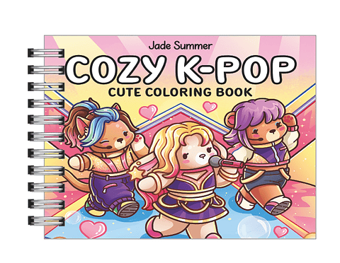 Libro para colorear Cozy K-Pop