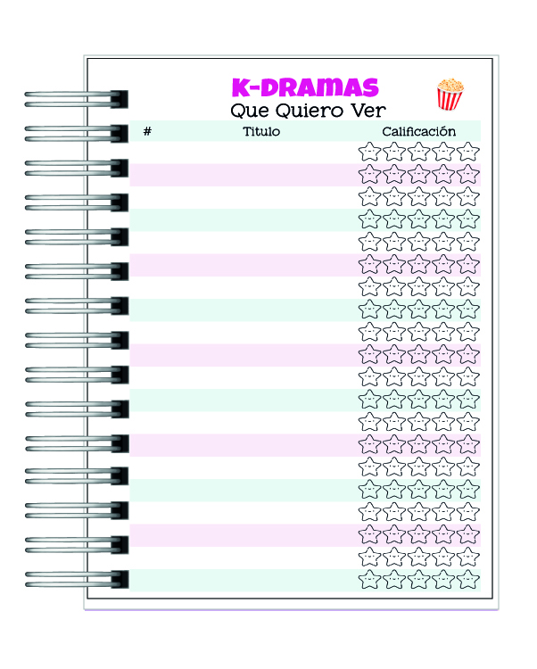 Diario Tracker K-Dramas 3