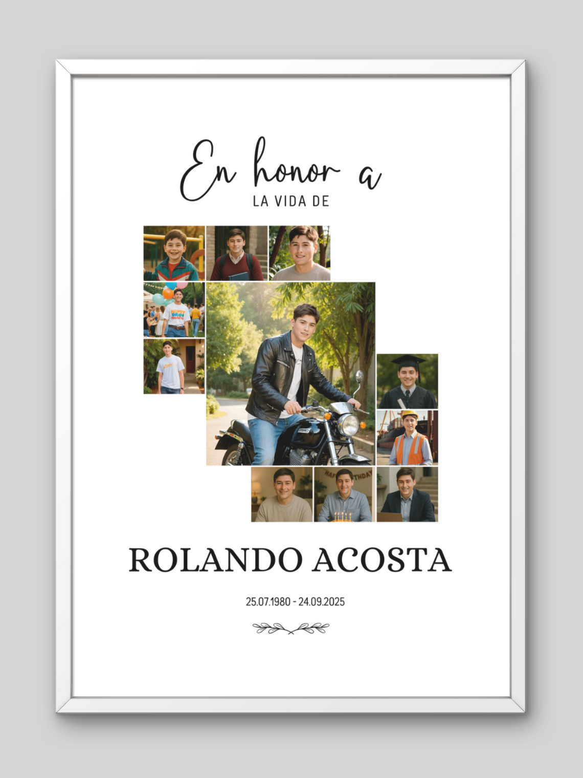 Cuadro Conmemorativo 10