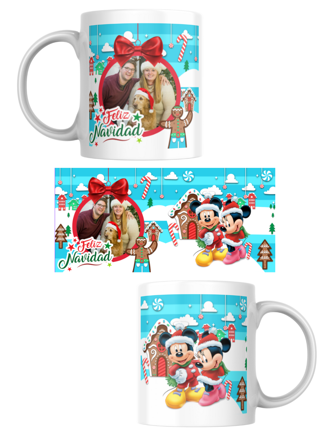 Tazas Edición Navidad Fotos Personalizadas 10