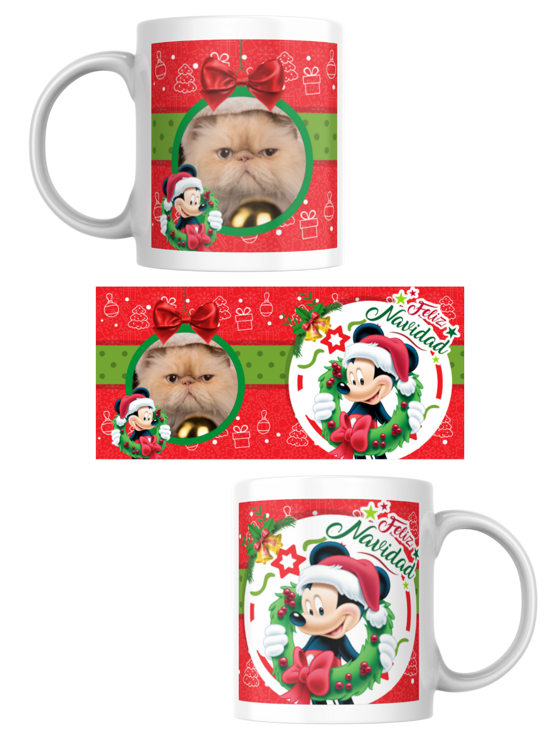 Tazas Edición Navidad Fotos Personalizadas 14