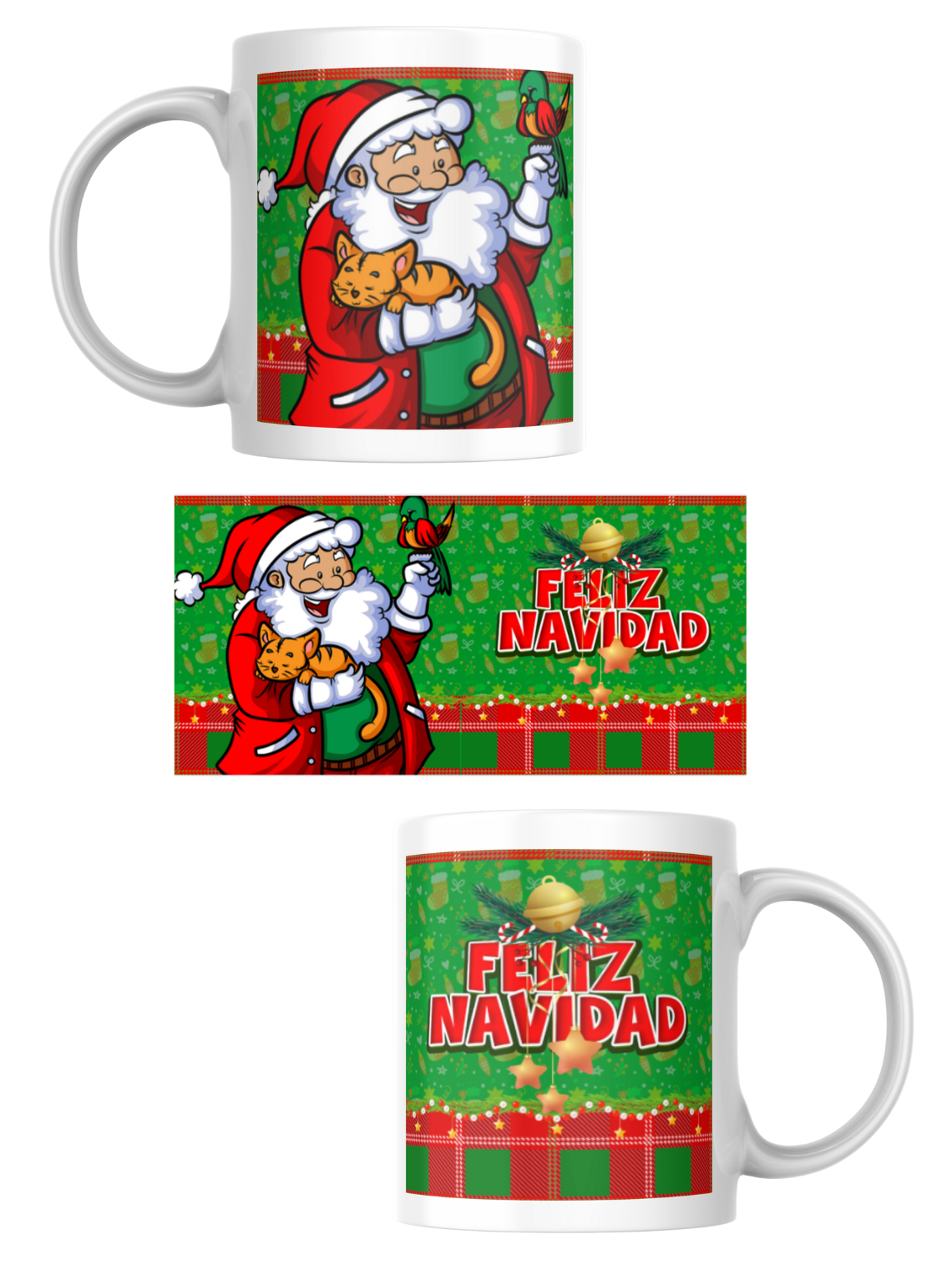 Tazas Colección Navideña Santa Claus 2
