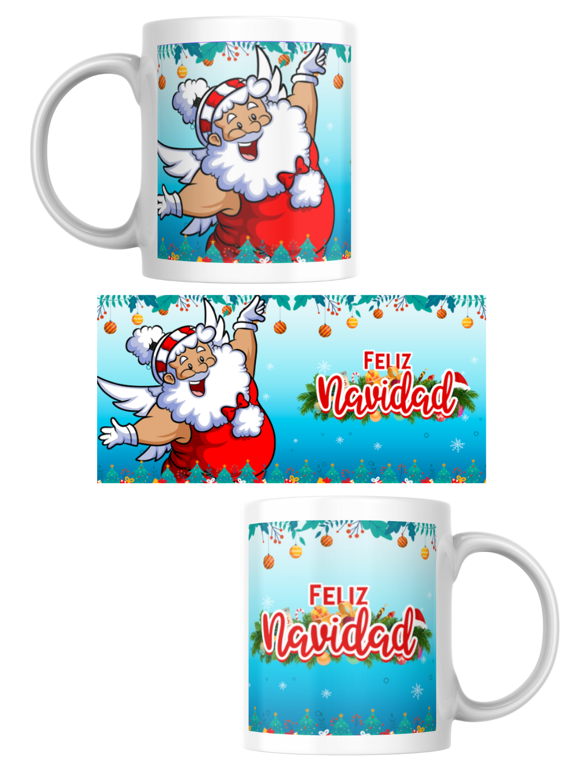 Tazas Colección Navideña Santa Claus 7