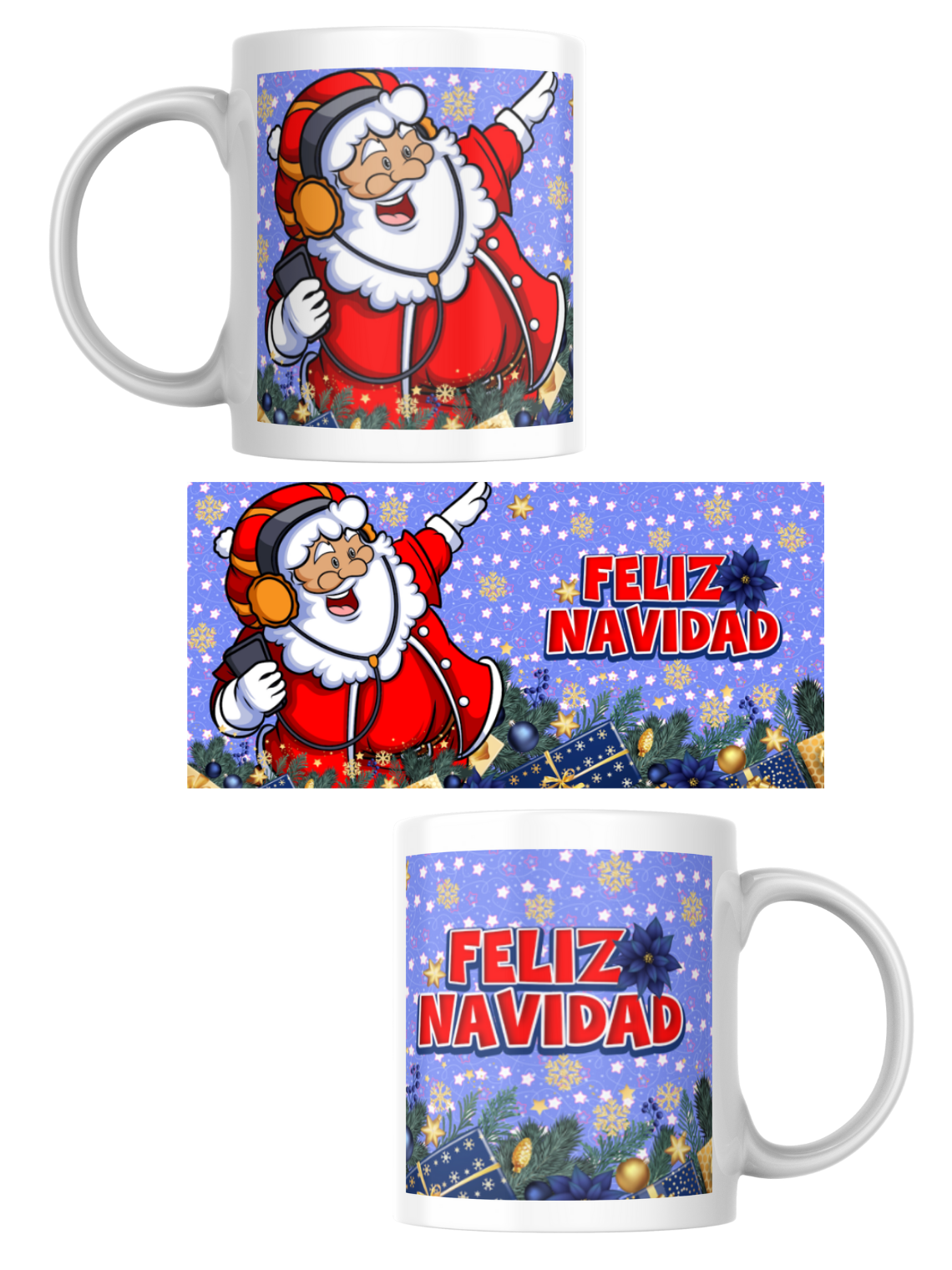 Tazas Colección Navideña Santa Claus 8