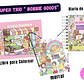 Súper Trío Bobbie Goods | Libro para Colorear + Diario de Vida + Morral - Miniatura 1