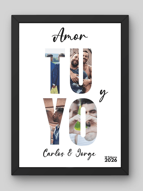 Cuadro Edición  Enamorad@s