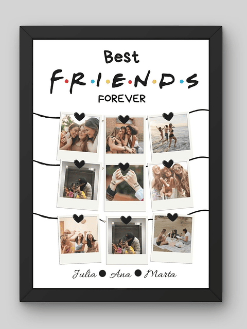 Cuadro "Amigos por Siempre"