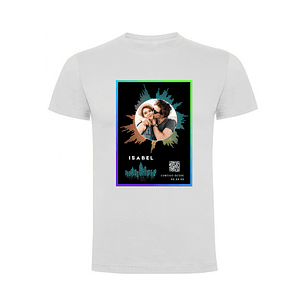 Polera Personalizada para Enamorados con Audio Escaneable