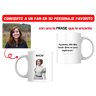 Taza “Fan → Personaje Favorito” Personalizada