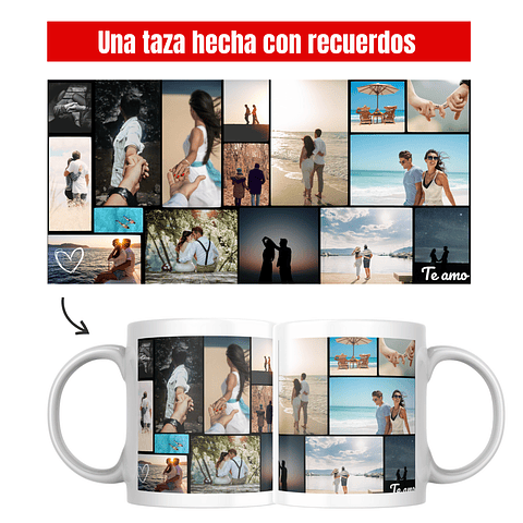 Tazas Edición Collage Personalizada 