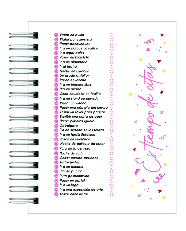 Álbum  100 Citas Juntos Lover 4