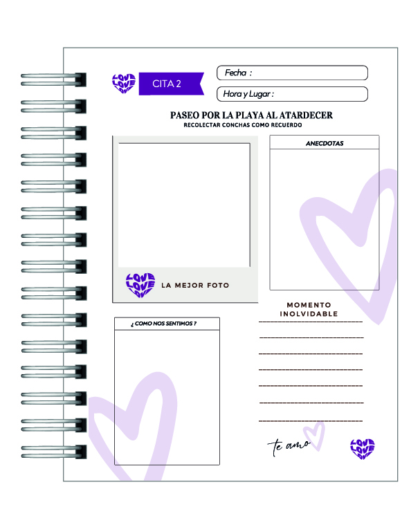 Álbum 100 Citas Juntos :El Reto para Parejas 8