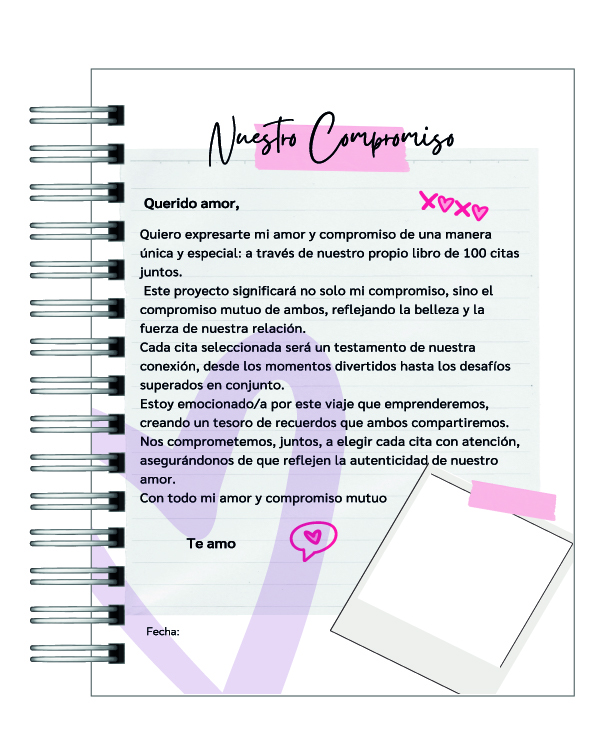 Álbum 100 Citas Juntos :El Reto para Parejas 3