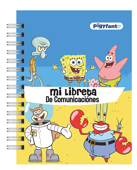 Libreta de comunicaciónes " Bob Esponja " 